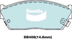 BENDIX DB408 GCT - Bremžu uzliku kompl., Disku bremzes autodraugiem.lv