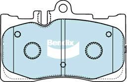 BENDIX DB1496 GCT - Bremžu uzliku kompl., Disku bremzes autodraugiem.lv