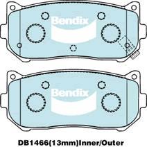 BENDIX DB1466 MKT - Bremžu uzliku kompl., Disku bremzes autodraugiem.lv