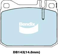 BENDIX DB143 GCT - Bremžu uzliku kompl., Disku bremzes autodraugiem.lv