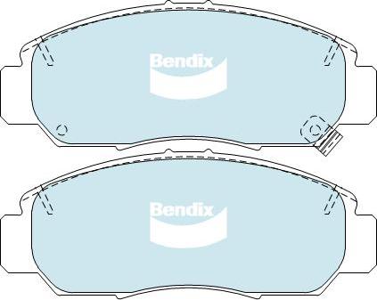 BENDIX DB1515 GCT - Bremžu uzliku kompl., Disku bremzes autodraugiem.lv