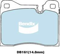 BENDIX DB161 GCT - Bremžu uzliku kompl., Disku bremzes autodraugiem.lv