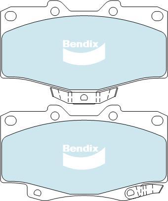 BENDIX DB1149 MKT - Bremžu uzliku kompl., Disku bremzes autodraugiem.lv