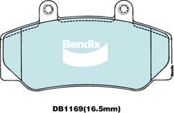 BENDIX DB1169 GCT - Bremžu uzliku kompl., Disku bremzes autodraugiem.lv