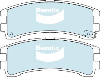 BENDIX DB1175 GCT - Bremžu uzliku kompl., Disku bremzes autodraugiem.lv