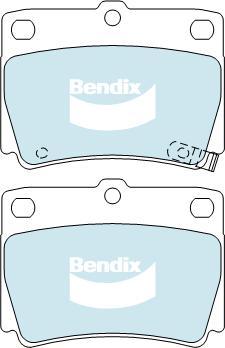 BENDIX DB1390 GCT - Bremžu uzliku kompl., Disku bremzes autodraugiem.lv