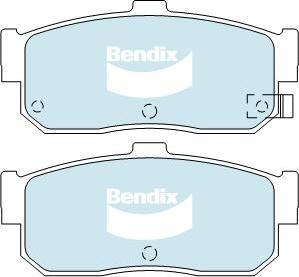 BENDIX DB1247 GCT - Bremžu uzliku kompl., Disku bremzes autodraugiem.lv