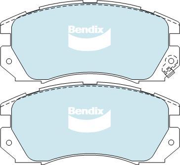 BENDIX DB1219 MKT - Bremžu uzliku kompl., Disku bremzes autodraugiem.lv