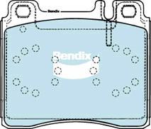 BENDIX DB1284 GCT - Bremžu uzliku kompl., Disku bremzes autodraugiem.lv