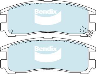 BENDIX DB1239 GCT - Bremžu uzliku kompl., Disku bremzes autodraugiem.lv