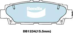 BENDIX DB1234 GCT - Bremžu uzliku kompl., Disku bremzes autodraugiem.lv