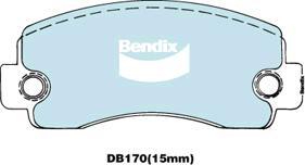 BENDIX DB170 GCT - Bremžu uzliku kompl., Disku bremzes autodraugiem.lv