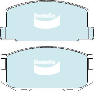 BENDIX DB322 GCT - Bremžu uzliku kompl., Disku bremzes autodraugiem.lv