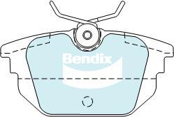 BENDIX DB2010 EURO+ - Bremžu uzliku kompl., Disku bremzes autodraugiem.lv