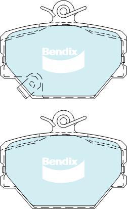 BENDIX DB2030 GCT - Bremžu uzliku kompl., Disku bremzes autodraugiem.lv