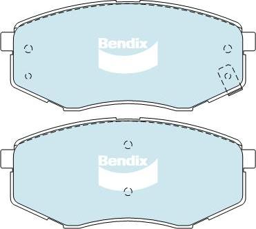 BENDIX DB2072 GCT - Bremžu uzliku kompl., Disku bremzes autodraugiem.lv