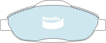 BENDIX DB2119 EURO+ - Bremžu uzliku kompl., Disku bremzes autodraugiem.lv