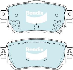 BENDIX DB2357 4WD - Bremžu uzliku kompl., Disku bremzes autodraugiem.lv