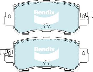 BENDIX DB2227 HD - Bremžu uzliku kompl., Disku bremzes autodraugiem.lv