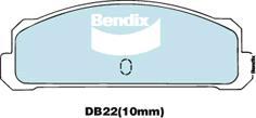 BENDIX DB22 GCT - Bremžu uzliku kompl., Disku bremzes autodraugiem.lv