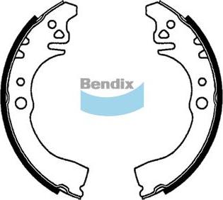 BENDIX DS0042 - Bremžu loku komplekts autodraugiem.lv