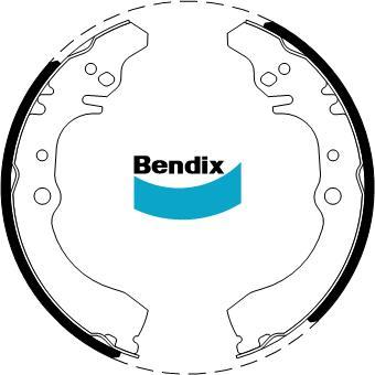 BENDIX DS0035 - Bremžu loku komplekts autodraugiem.lv