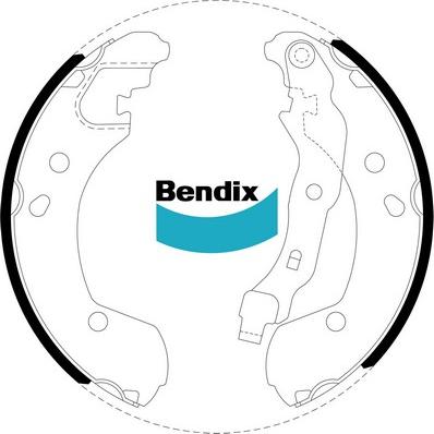 Bendix-AU BS5060 - Bremžu loku komplekts autodraugiem.lv