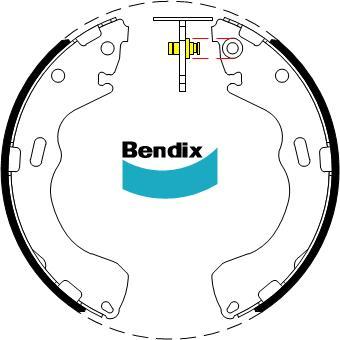 Bendix-AU BS5064 - Bremžu loku komplekts autodraugiem.lv
