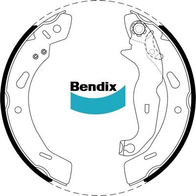 Bendix-AU BS5065 - Bremžu loku komplekts autodraugiem.lv