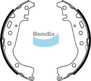 Bendix-AU BS5004 - Bremžu loku komplekts autodraugiem.lv