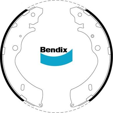 Bendix-AU BS5010 - Bremžu loku komplekts autodraugiem.lv