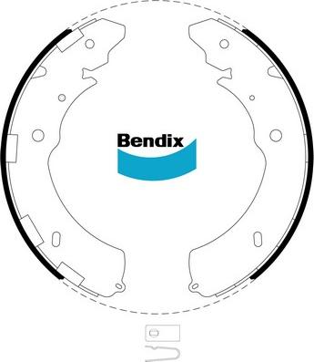 Bendix-AU BS5018 - Bremžu loku komplekts autodraugiem.lv