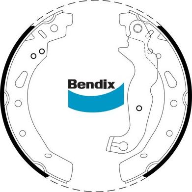 Bendix-AU BS5022 - Bremžu loku komplekts autodraugiem.lv