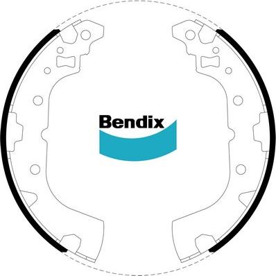 Bendix-AU BS5110 - Bremžu loku komplekts autodraugiem.lv