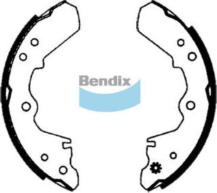 Bendix-AU BS1595 - Bremžu loku komplekts autodraugiem.lv