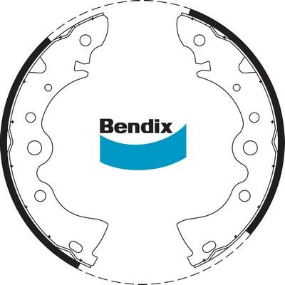 Bendix-AU BS1598 - Bremžu loku komplekts autodraugiem.lv