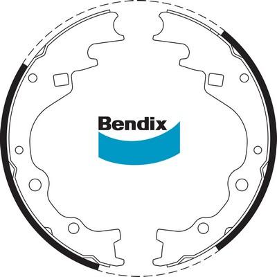 Bendix-AU BS1587 - Bremžu loku komplekts autodraugiem.lv