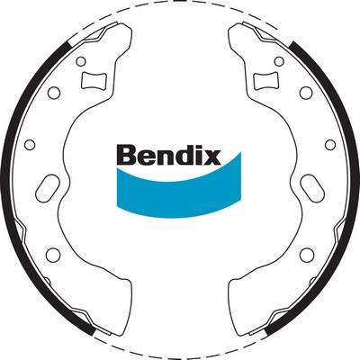 Bendix-AU BS1696 - Bremžu loku komplekts autodraugiem.lv
