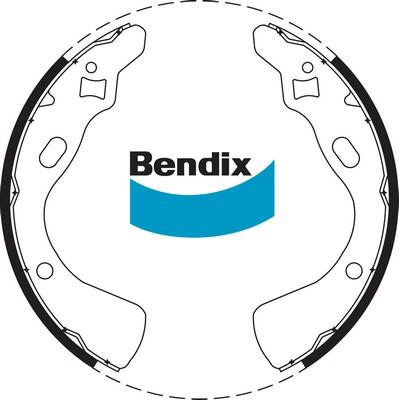 Bendix-AU BS1664 - Bremžu loku komplekts autodraugiem.lv