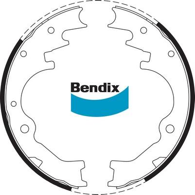 Bendix-AU BS1665 - Bremžu loku komplekts autodraugiem.lv