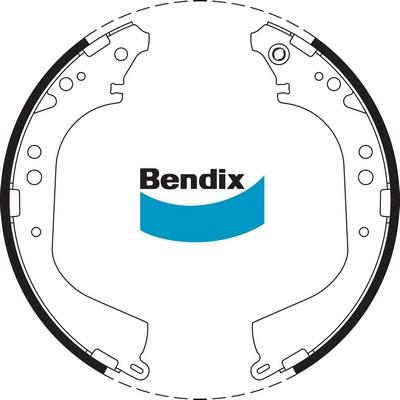 Bendix-AU BS1668 - Bremžu loku komplekts autodraugiem.lv