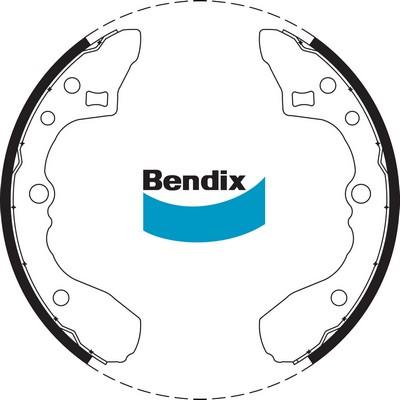 Bendix-AU BS1604 - Bremžu loku komplekts autodraugiem.lv