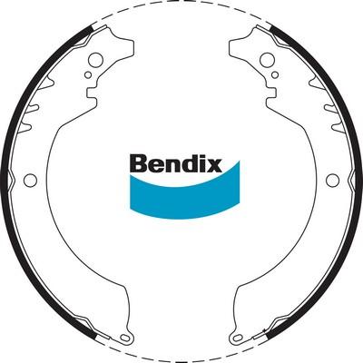 Bendix-AU BS1607 - Bremžu loku komplekts autodraugiem.lv
