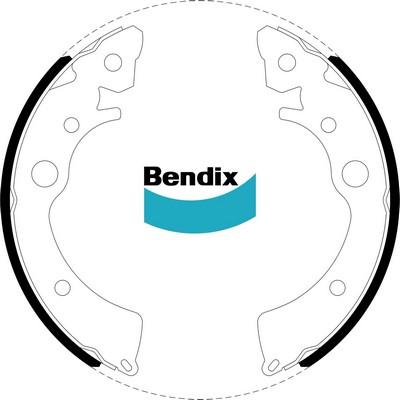 Bendix-AU BS1610 - Bremžu loku komplekts autodraugiem.lv