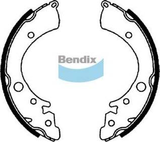 Bendix-AU BS1613 - Bremžu loku komplekts autodraugiem.lv