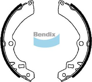 Bendix-AU BS1683 - Bremžu loku komplekts autodraugiem.lv