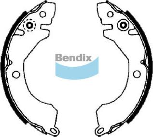 Bendix-AU BS1677 - Bremžu loku komplekts autodraugiem.lv