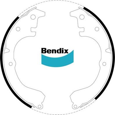 Bendix-AU BS1189 - Bremžu loku komplekts autodraugiem.lv