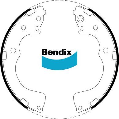 Bendix-AU BS1845 - Bremžu loku komplekts autodraugiem.lv