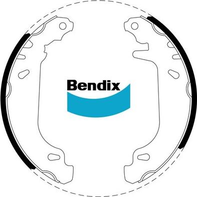 Bendix-AU BS1804 - Bremžu loku komplekts autodraugiem.lv